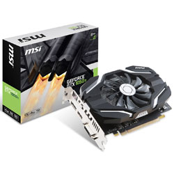 NVIDIA GeForce GTX 1050 Ti搭載 PCI-Express MSI GeForce GTX 1050 Ti 4G OCV1