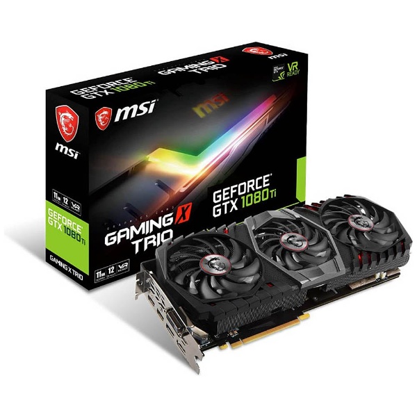 NVIDIA GeForce GTX 1080 Ti搭載 PCI-Express MSI GeForce GTX 1080 Ti GAMING X TRIO