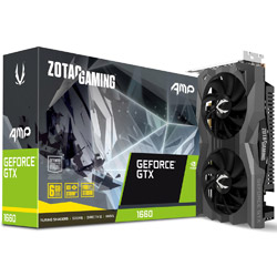 ZOTAC GAMING GeForce GTX 1660 AMP 6GB GDDR5 ZTGTX1660-6GBAMP/ZT-T16600D-10M