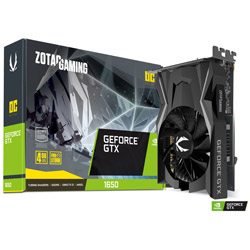 ZOTAC GAMING GeForce GTX 1650 4GB OC GDDR5 ZTGTX1650-4GBOC/ZT-T16500F-10L