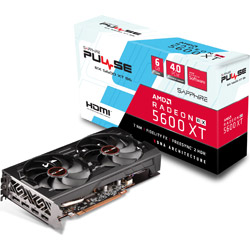 SAPPHIRE PULSE RADEON RX 5600 XT BE 6G GDDR6 DUAL HDMI / DUAL DP OC W/BP (UEFI) SA-RX5600XTPULSE-6GBGDR6BE