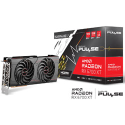 SAPPHIRE PULSE Radeon RX 6700 XT 12G GDDR6 SAP-PULSERX6700XT12GB/11306-02-20G