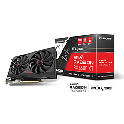 SAPPHIRE PULSE Radeon RX 6500 XT GAMING OC 4G GDDR6 SAP-PULSERX6500XT-4GB/11314-01-20G