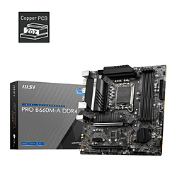 MSI マザーボード PRO B660M-A DDR4 [MicroATX /LGA1700]