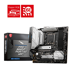MSI マザーボード MAG B660M MORTAR WIFI MAGB660MMORTARWIFI [MicroATX /LGA1700]