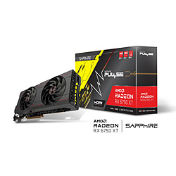SAPPHIRE PULSE Radeon RX 6750 XT GAMING OC 12GB GDDR6 SAP-PULSERX6750XTOC-12GB/11318-03-20G