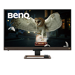 BenQ EW3280U メタリックグレー × ブラウン