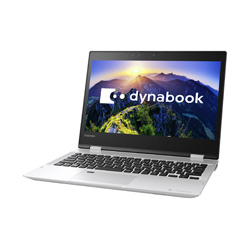 dynabook ノートパソコン dynabook (ダイナブック) プレシャスシルバー PV82FSP-NEA [12.5型 /Windows10 Home /intel Core i7 /Office HomeandBusiness /メモリ:8GB /SSD:512GB /2018年2月モデル]
