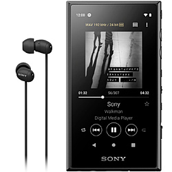 SONY ウォークマンWALKMAN2019年モデル[カナル型イヤホン付属] Aシリーズ ブラック NW-A105HN [ハイレゾ対応 /16GB]