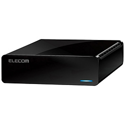ELECOM ELD-FTV060UBK 外付けHDD USB-A接続 テレビ録画向け Windows11対応 ブラック [6TB /据え置き型]