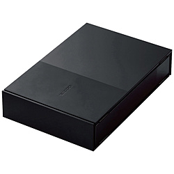 ELECOM ELD-GTV010UBK 外付けHDD USB-A接続 テレビ録画向け(Mac/Windows11対応) ブラック [1TB /据え置き型]