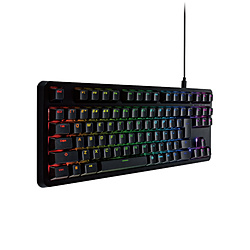 ELECOM テンキーレス・RGB LED搭載 V custom VK310S(銀軸) ブラック TK-VK310SBK