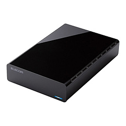 ELECOM ELD-HTV040UBK 外付けHDD USB-A接続 テレビ録画向け(Mac/Windows11対応) ブラック [4TB /据え置き型]
