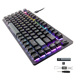 ELECOM USB-Aハブ搭載(英語配列) ブラック TK-VK720ABK-EN