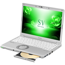 Panasonic ノートパソコン Let’s note(レッツノート)SVシリーズ シルバー CF-SV7MFRQR [12.1型 /Windows10 Pro /intel Core i7 /メモリ:8GB /SSD:512GB /Office HomeandBusiness /2018年2月モデル]