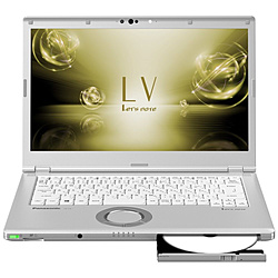 Panasonic ノートパソコン Let’s note(レッツノート) LVシリーズ シルバー CF-LV7JDVQR [14.0型 /Windows10 Pro /intel Core i7 /Office HomeandBusiness /メモリ:8GB /SSD:512GB /2018年10月モデル]