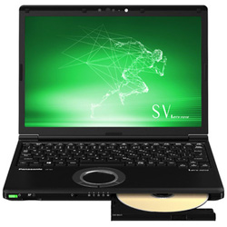 Panasonic ノートパソコン Let’s note(レッツノート) SVシリーズ ブラック CF-SV8DDUQR [12.1型 /Windows10 Pro /intel Core i7 /Office HomeandBusiness /メモリ:8GB /SSD:256GB /2019年春モデル]