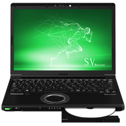 Panasonic ノートパソコン Let’s note(レッツノート) SVシリーズ【LTE対応モデル】 ブラック CF-SV8DFNQR [12.1型 /Windows10 Pro /intel Core i7 /Office HomeandBusiness /メモリ:8GB /SSD:512GB /2019年春モデル]