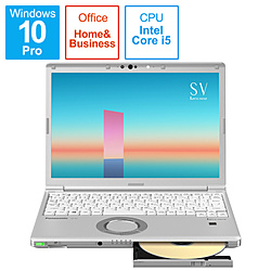 Panasonic ノートパソコン Let’s note(レッツノート) SVシリーズ シルバー CF-SV1FDSQR