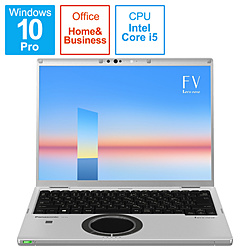 Panasonic ノートパソコン レッツノート FVシリーズ ブラック&シルバー CF-FV1FDMQR [14.0型 /Windows10 Pro /intel Core i5 /メモリ:16GB /SSD:512GB /Office HomeandBusiness /2021年6月モデル]