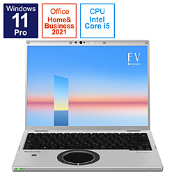Panasonic ノートパソコン レッツノート FVシリーズ ブラック&シルバー CF-FV1LDMCR [14.0型 /Windows11 Pro /intel Core i5 /メモリ:16GB /SSD:512GB /Office HomeandBusiness /2022年春モデル]