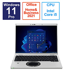 Panasonic ノートパソコン レッツノート FV ブラック&シルバー CF-FV4ADMCR [14.0型 /Windows11 Pro /intel Core i5 /メモリ:16GB /SSD:512GB /Office Home and Business /日本語版キーボード /2023年6月モデル]