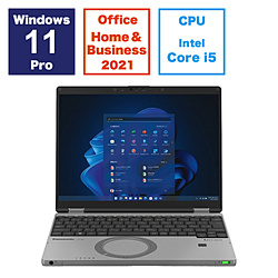 Panasonic ノートパソコン レッツノート SR カームグレイ CF-SR4CDMCR [12.4型 /Windows11 Pro /intel Core i5 /メモリ:16GB /SSD:512GB /Office Home and Business /日本語版キーボード /2024年1月モデル]
