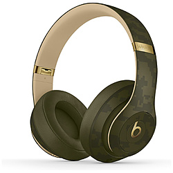 Beats by Dr. Dre ブルートゥースヘッドホン Beats Studio3 Wireless – Beats Camo Collection – フォレストグリーン MWUH2PA/A [ノイズキャンセリング対応 /Bluetooth対応]