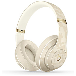 Beats by Dr. Dre ブルートゥースヘッドホン Beats Studio3 Wireless – Beats Camo Collection – サンドデューン MWUJ2PA/A [ノイズキャンセリング対応 /Bluetooth対応]