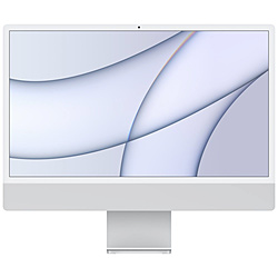 iMac 24インチ 2021 M1 (8CPU/8GPU) メモリ8GB SSD256GB MGPC3J/A シルバー