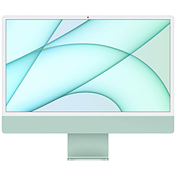 iMac 24インチ 2021 M1 (8CPU/8GPU) メモリ8GB SSD256GB MGPH3J/A グリーン