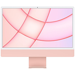 iMac 24インチ 2021 M1 (8CPU/8GPU) メモリ8GB SSD256GB MGPM3J/A ピンク