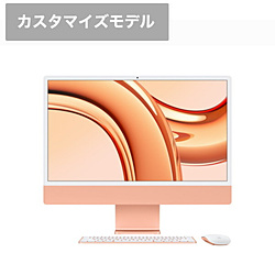 iMac 24インチ 2023 M3 (8CPU/10GPU) メモリ8GB SSD256GB CTO202311OR オレンジ