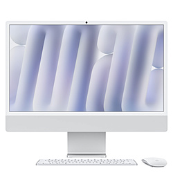 iMac 24インチ 2024 M4 (10CPU/10GPU) メモリ24GB SSD512GB CTOMCR24JA シルバー Nano-textureガラス