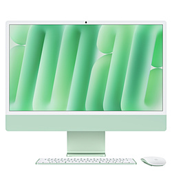 iMac 24インチ 2024 M4 (10CPU/10GPU) メモリ24GB SSD512GB CTOMD2Q4JA グリーン Nano-textureガラス