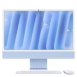 iMac 24インチ 2024 M4 (10CPU/10GPU) メモリ24GB SSD512GB CTOMD2T4JA ブルー Nano-textureガラス