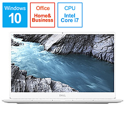DELL ノートパソコン XPS 13 9380 フロスト&アークティックホワイト MX73T-9HHBFW [13.3型 /Windows10 Home /intel Core i7 /Office HomeandBusiness /メモリ:16GB /SSD:512GB /2019年春モデル]