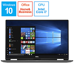 DELL ノートパソコン XPS 13 2-in-1 シルバー MX73CP-9HHB [13.3型 /Windows10 Home /intel Core i7 /Office HomeandBusiness /メモリ:16GB /SSD:512GB /2019年春モデル]