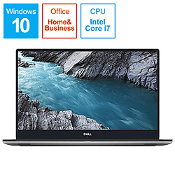 DELL ノートパソコン XPS 15 9570 シルバー NX85T-9HHB [15.6型 /Windows10 Home /intel Core i7 /メモリ:16GB /SSD:512GB /Office Home and Business /2019年春モデル]