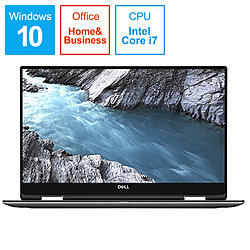 DELL ノートパソコン XPS 15 2-in-1 シルバー NX85CP-9HHB [15.6型 /Windows10 Home /intel Core i7 /メモリ:16GB /SSD:512GB /Office Home and Business /2019年春モデル]