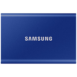 Samsung MU-PC2T0H/IT 外付けSSD USB-C+USB-A接続 T7 インディゴブルー
