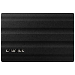 Samsung MU-PE4T0S-IT 外付けSSD USB-C+USB-A接続 Portable SSD T7 Shield(Android/Mac/Win) ブラック