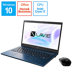 NEC ノートパソコン LAVIE Home Mobile ネイビーブルー PC-HM750PAL [14.0型 /Windows10 Home /intel Core i7 /メモリ:8GB /SSD:512GB /Office Home and Business /2019年秋冬モデル]