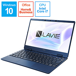 NEC ノートパソコン LAVIE Note Mobile ネイビーブルー PC-NM750RAL-2 [12.5型 /Windows10 Home /intel Core i7 /メモリ:8GB /SSD:512GB /Office HomeandBusiness /2020年春モデル]