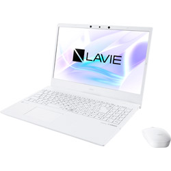 NEC ノートパソコン LAVIE N15(N1575/AA) パールホワイト PC-N1575AAW [15.6型 /Windows10 Home /intel Core i7 /Office HomeandBusiness /メモリ:8GB /SSD:512GB /2020年夏モデル]
