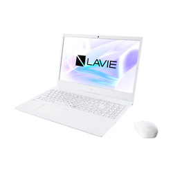 NEC ノートパソコン LAVIE N15(N1565/AA) パールホワイト PC-N1565AAW [15.6型 /Windows10 Home /AMD Ryzen 7 /Office HomeandBusiness /メモリ:8GB /SSD:256GB /2020年夏モデル]