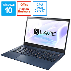 NEC ノートパソコン LAVIE ProMobile ネイビーブルー PC-PM950SAL [13.3型 /Windows10 Home /intel Core i7 /メモリ:16GB /SSD:512GB /Office HomeandBusiness /2020年夏モデル]