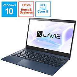 NEC ノートパソコン LAVIE ProMobile ネイビーブルー PC-PM750SAL [13.3型 /Windows10 Home /intel Core i7 /メモリ:8GB /SSD:512GB /Office HomeandBusiness /2020年夏モデル]