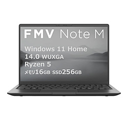 FUJITSU ノートパソコン FMV Note Mシリーズ M55-K3 ブライトブラック FMVM55K3BA