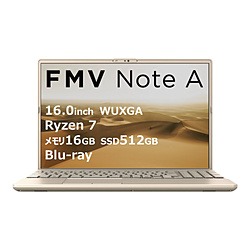 FUJITSU ノートパソコン FMV Note Aシリーズ A77-K3 ベージュゴールド FMVA77K3GA